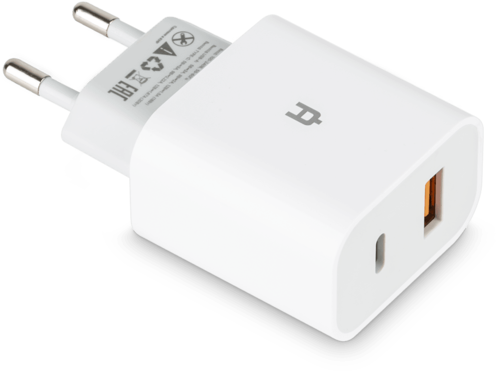 Сетевое зарядное устройство Alteracs USB Type C AC18F White